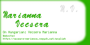 marianna vecsera business card